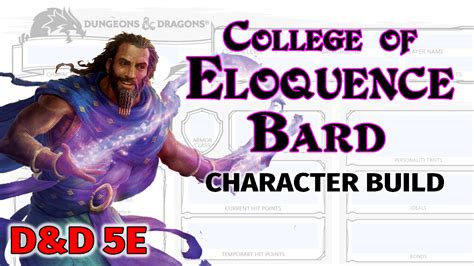 eloquence bard warlock multiclass|Flagship Build: College of Eloquence Bard .